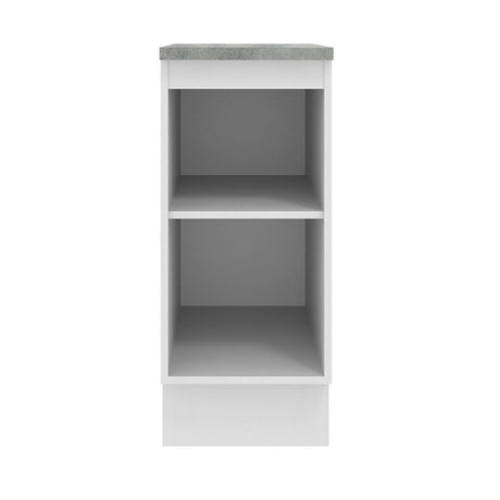 Mueble de Cocina 35 cm 1 Puerta Blanco/Crema Agata Madesa