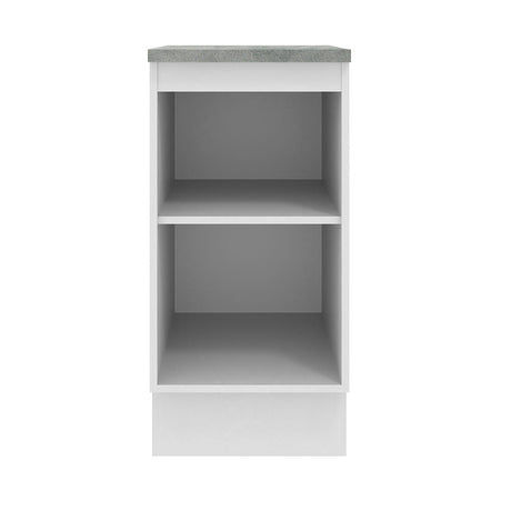 Mueble de Cocina 40 cm 1 Puerta Blanco/Crema Agata Madesa