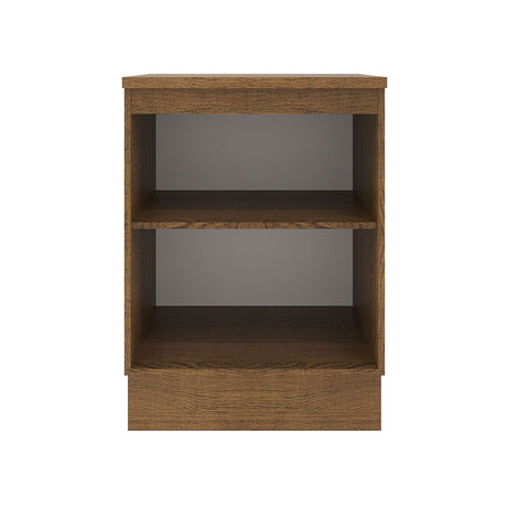 Mueble de Cocina Madesa Agata 60 cm 1 Puerta Marrón/Blanco