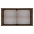 Alacena Madesa Agata 120 cm 2 Puertas Marron/Blanco