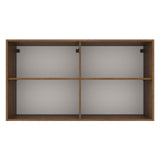 Alacena Madesa Agata 120 cm 2 Puertas Marron/Blanco