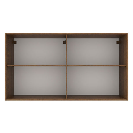 Alacena Madesa Agata 120 cm 2 Puertas Marron/Blanco