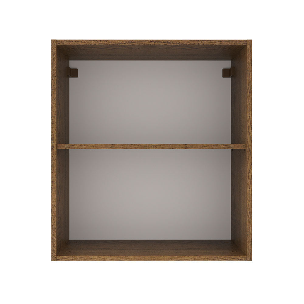 Alacena Madesa Agata 60 cm 1 Puerta Marrón/Blanco