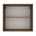 Alacena Madesa Agata 70 cm 2 Puertas Marron/Blanco