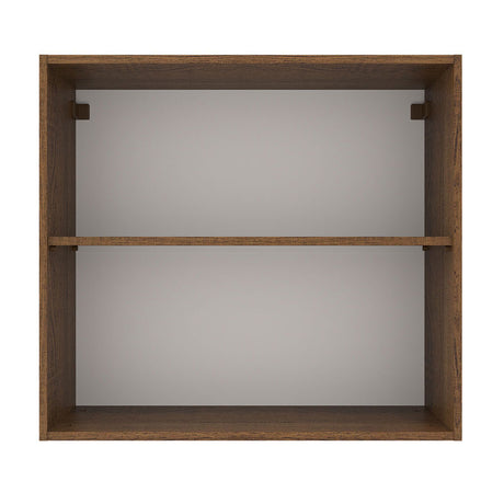 Alacena Madesa Agata 70 cm 2 Puertas Marron/Blanco