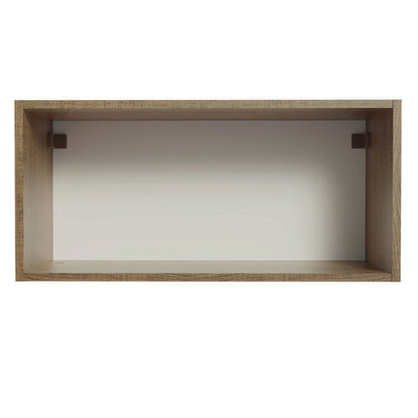 Alacena Madesa Agata 70 cm 1 Puerta Basculante Marrón/Blanco