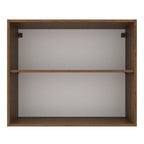 Alacena Madesa Agata 80 cm 2 Puertas Marrón/Blanco