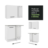 Cocina Integral Esquinera 389cm Blanco Agata 01