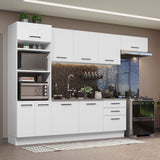 Cocina Integral 330cm Blanco Agata 01