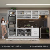 Cocina Integral 330cm Blanco Agata 01