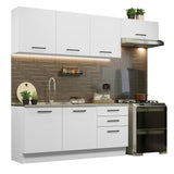 Cocina Integral 260cm Blanco Agata 02