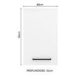 Alacena 40 cm 1 Puerta Blanco Agata Madesa