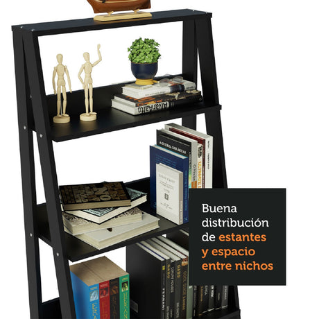 Mueble Biblioteca Librero Madesa Con 4 Niveles