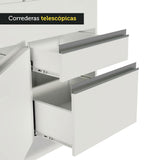 Cocina Integral 270cm Blanco Glamy Madesa 14