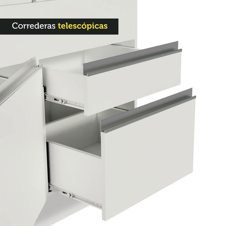 Cocina Integral 270cm Blanco Glamy Madesa 14