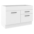 Mueble de Cocina Madesa Agata 1 Puerta y 2 Cajones Blanco