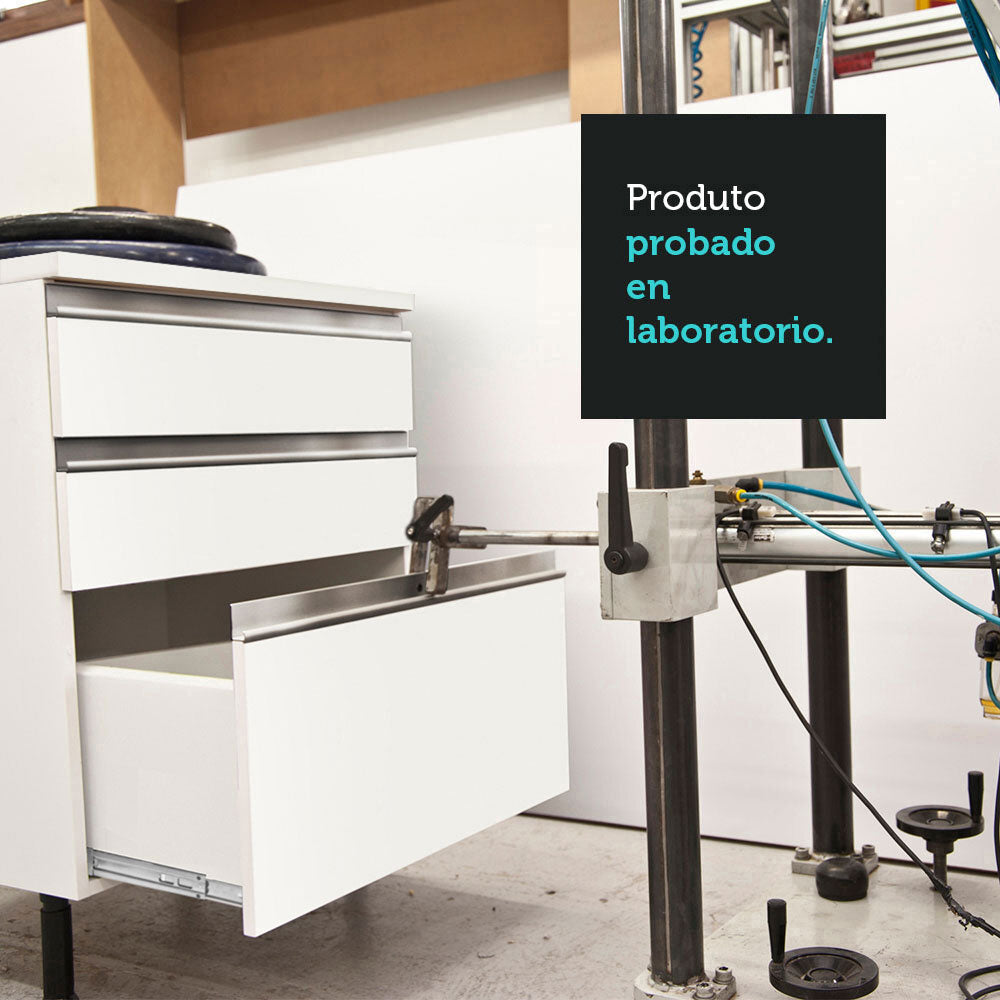 Mueble de Cocina Compacto 180cm Blanco/Marrón Diamante Madesa 86