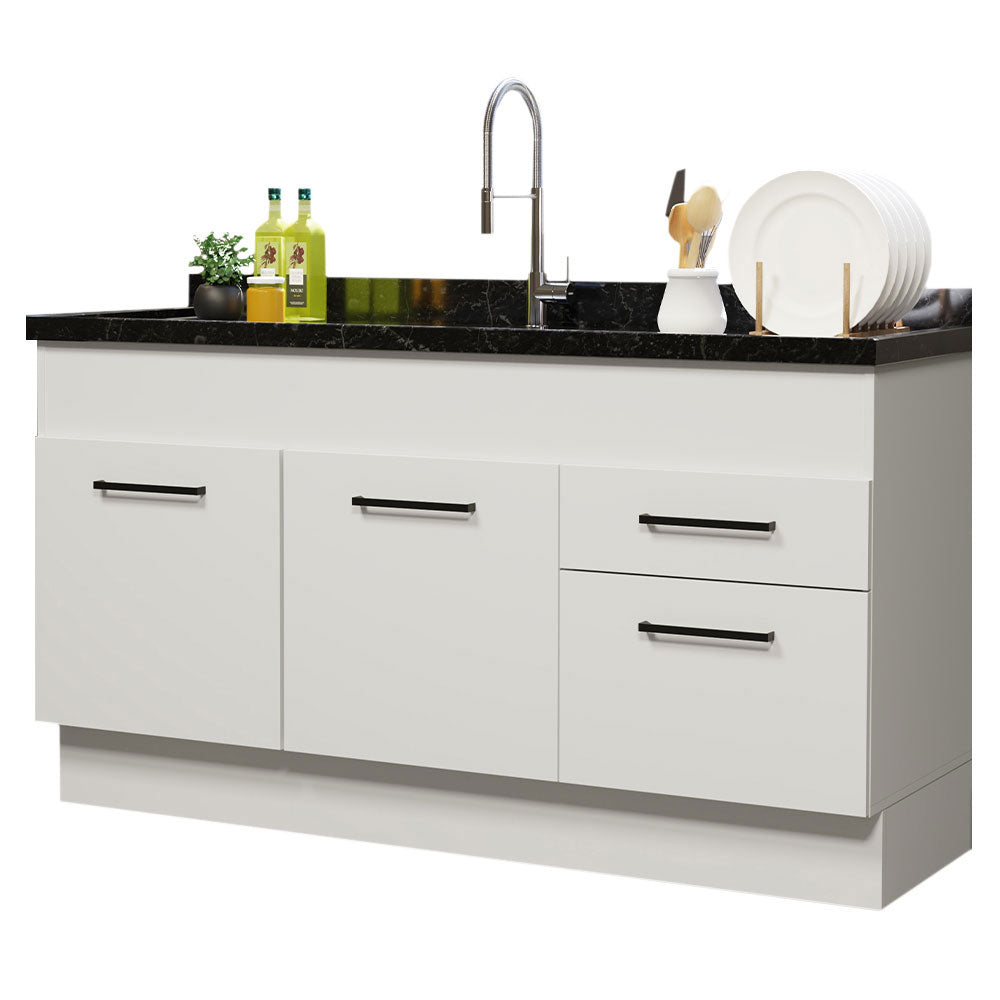 Mueble Inferior de Cocina Madesa Agata 150cm Blanco