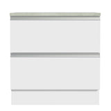 Mueble de Cocina 80 cm 2 Cajones Blanco Glamy Madesa