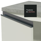 Mueble De Cocina Esquinero Madesa Con 1 Puerta Blanco Glamy Madesa