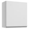 Alacena 60 cm 1 Puerta 2 Compartimentos Blanco Glamy Madesa