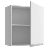 Alacena 60 cm 1 Puerta 2 Compartimentos Blanco Glamy Madesa