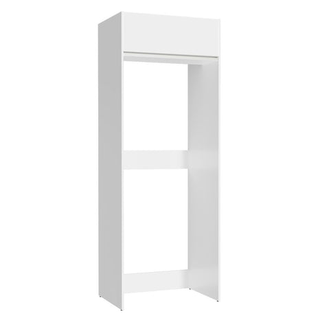 Mueble de Cocina Puerta-Refrigerador Madesa Glamy 1 Puerta Basculante Blanco