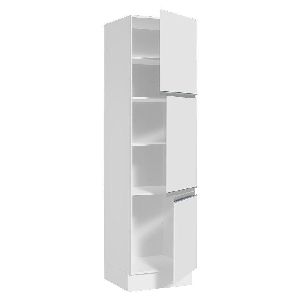 Mueble Despensa Madesa Glamy 60 cm 3 Puertas Blanco