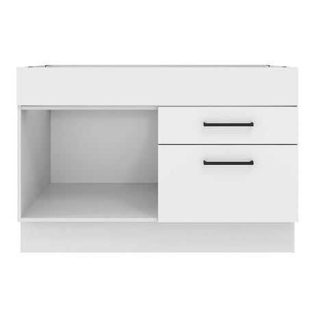 Mueble de Cocina Madesa Agata 1 Puerta y 2 Cajones Blanco