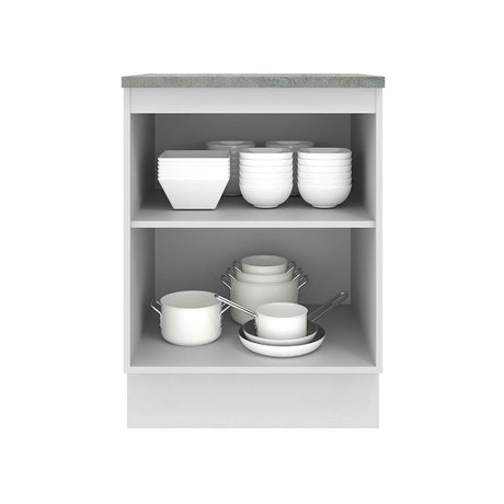 Mueble de Cocina 60 cm 1 Puerta Blanco Agata Madesa