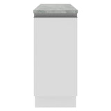 Mueble de Cocina Madesa Glamy 35 cm 1 Puerta Blanco