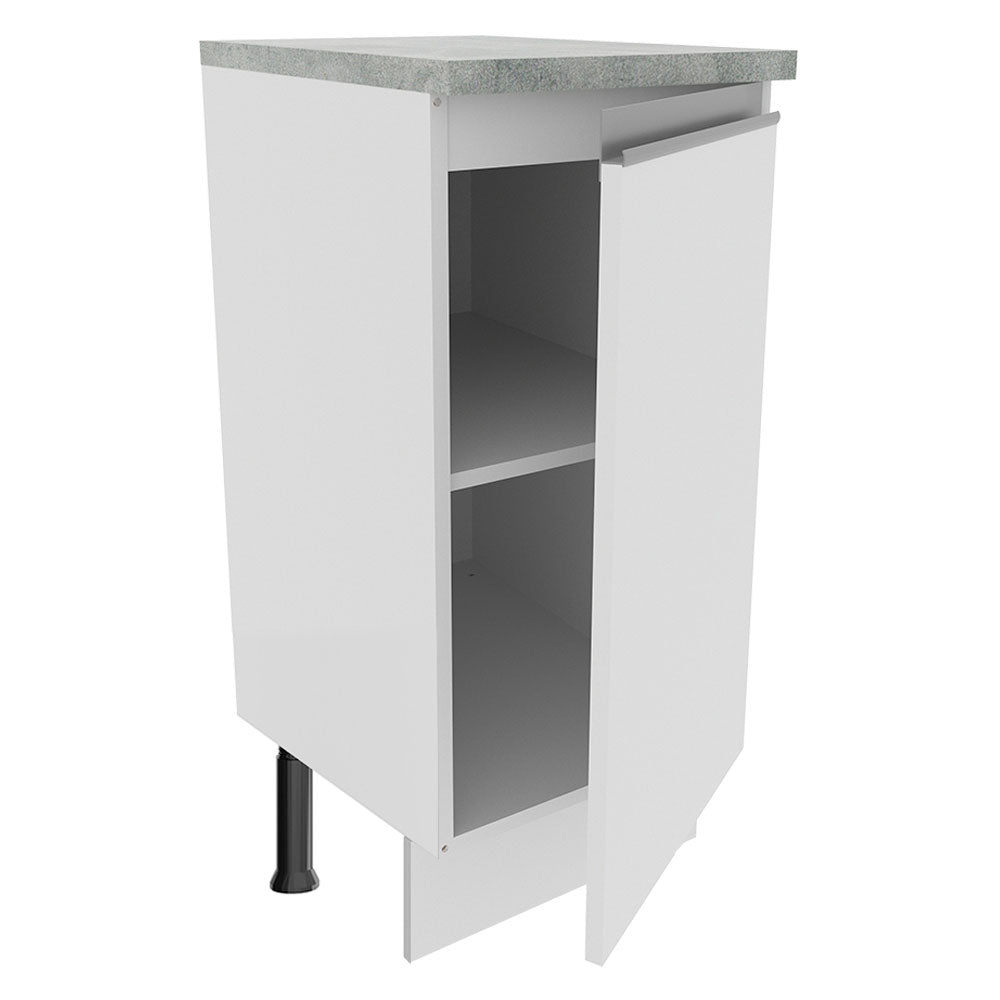 Mueble de Cocina Madesa Glamy 35 cm 1 Puerta Blanco