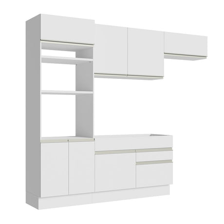 Cocina Integral 270cm Blanco Glamy Madesa 15