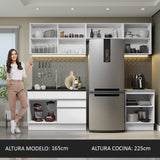 Cocina Integral 260cm Blanco Glamy Madesa 05