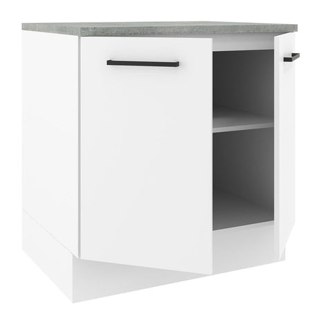 Mueble de Cocina 80 cm 2 Puertas Blanco Agata Madesa