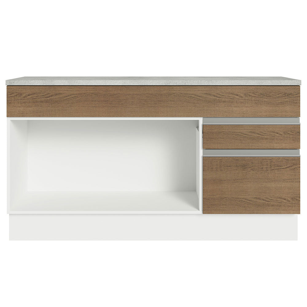 Mueble Madesa Glamy 150cm 2 cajones 2 puertas (con encimera)