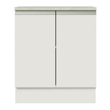 Mueble de Cocina  Madesa Glamy 70 cm 2 Puertas Blanco