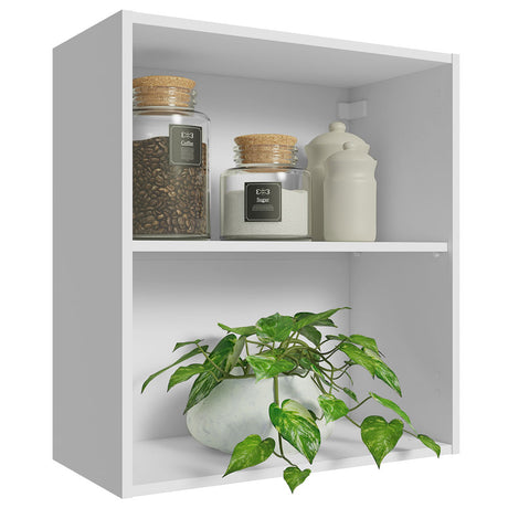 Alacena Madesa 60 cm con 2 nichos abiertos - Blanco