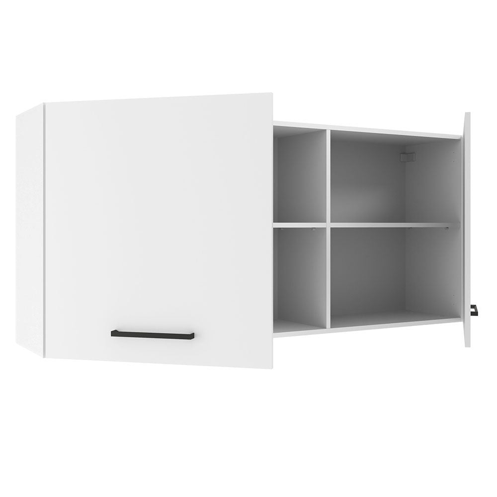 Alacena 150 cm 2 Puertas y 2 Nichos Blanco Agata Madesa