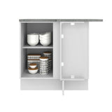 Mueble de Cocina Esquinero 1 Puerta Blanco Agata Madesa