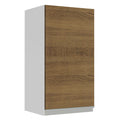 Alacena Madesa Glamy 35 cm 1 Puerta Blanco/Marrón