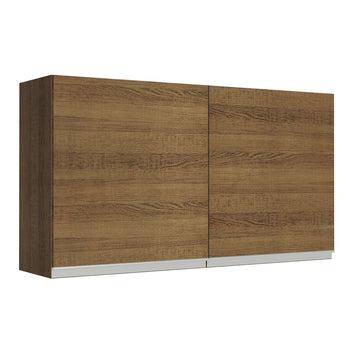 Gabinete Superior 120 cm 2 Puertas Marron Glamy Madesa