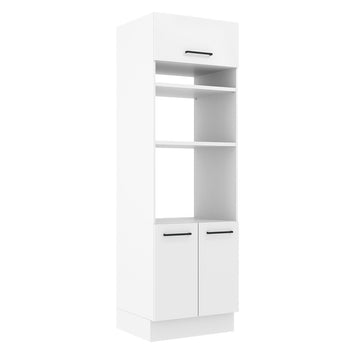 Mueble para Horno 70 cm 3 Puertas Blanco Agata Madesa