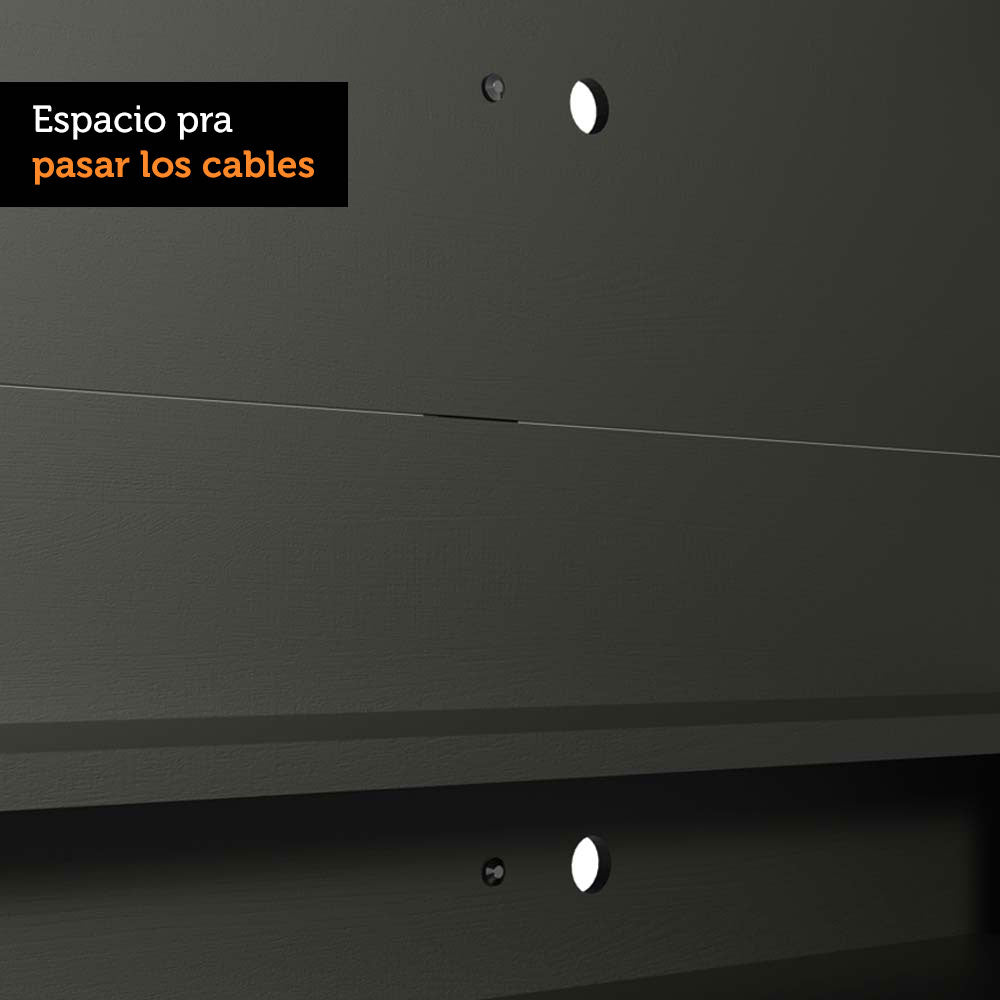 Panel para TV hasta 60 Pulgadas Madesa Alfa - Negro