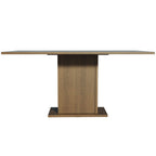 Mesa de Comedor Rectangular Tablero de Madera Marrón/Gris 5275 Madesa