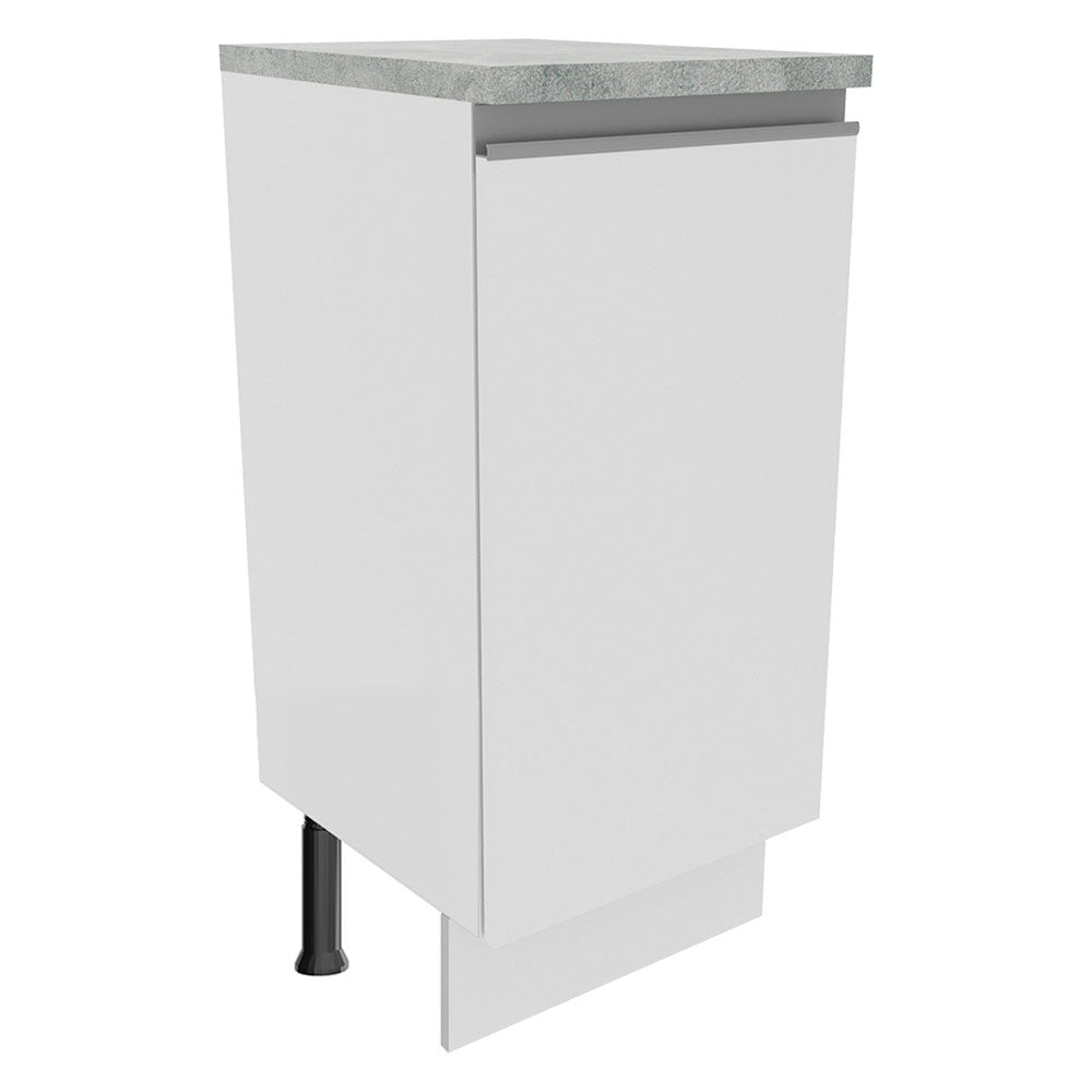 Mueble de Cocina Madesa Glamy 35 cm 1 Puerta Blanco