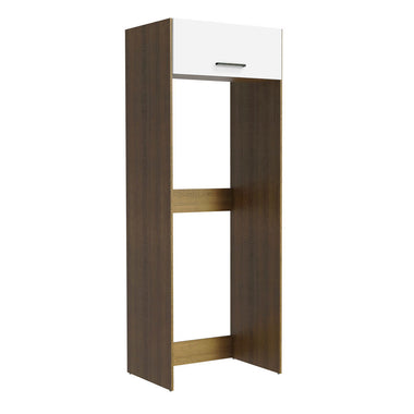 Mueble para Refrigerador 1 Puerta Marrón/Blanco Agata Madesa