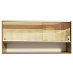 Alacena Madesa Emilly 2 Puertas Corredera Cristal Reflejo