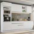 Cocina Integral 310cm Blanco Glamy Madesa 02