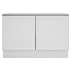 Mueble de Cocina para Fregadero Madesa Glamy 120 cm 2 Puertas (Sin Tablero Ni Fregadero) Blanco